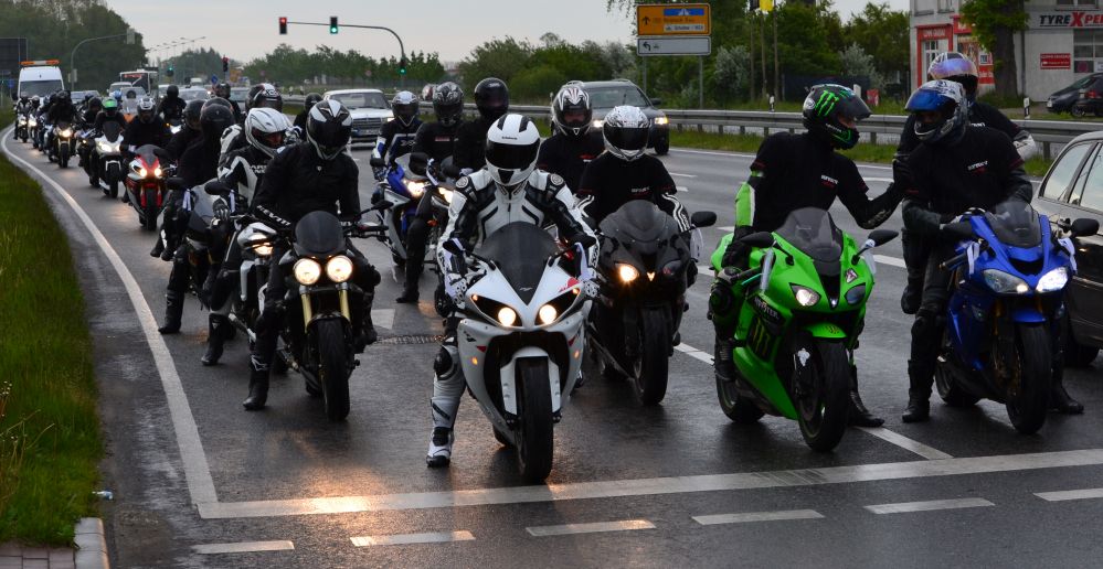 Motorradfahrerhochzeit 2012