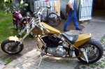 restaurierter Motorrad - Oldtimer